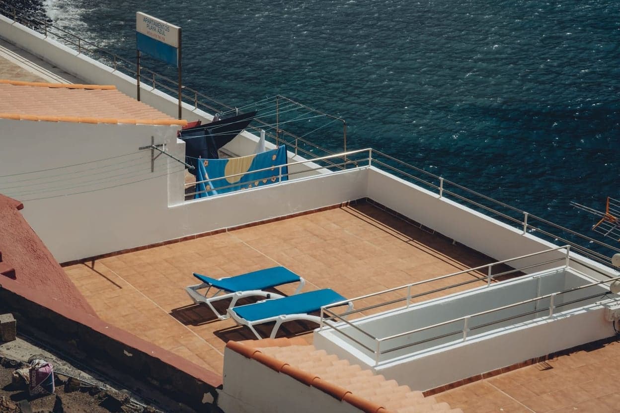 Balcony — before digital enhancement