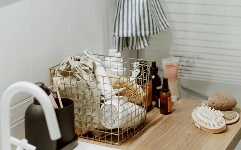 Bathroom — before digital enhancement